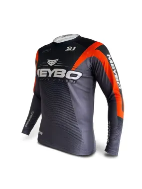 Meybo Race Jersey V6 SlimFit Black/Orange